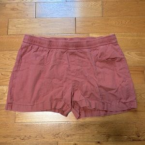 Old Navy Sienna/Rose Linen Blend Pull On Shorts XL